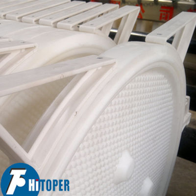 Round Plate Filter Press with Reinforced PP Filter Plates and Hydraulic Pressing System for Industrial Slurry Separation