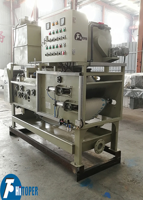 Simple Operation Belt Filter Press For Water Oil Sludge With Low Noise And Vibration