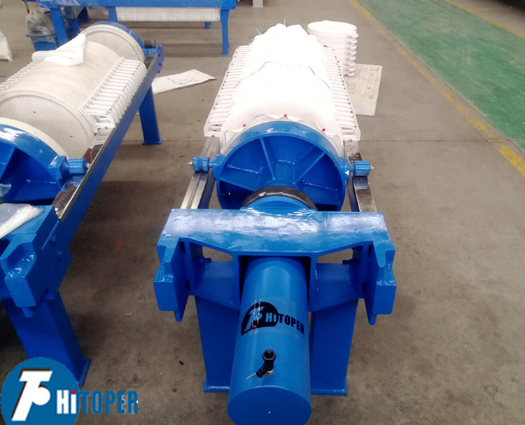 Ceramic Wastewater Treatment Round Plate Filter Press System 20m2 With Sludge Pumps